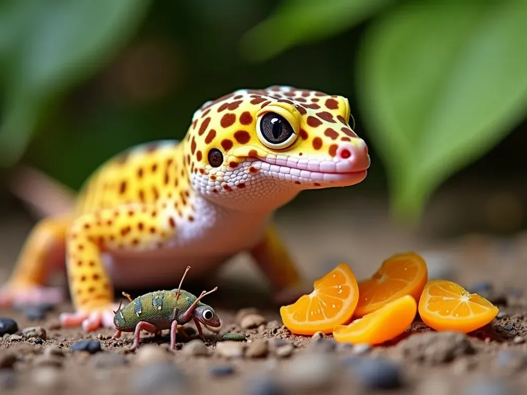 ヒョウモントカゲモドキの餌