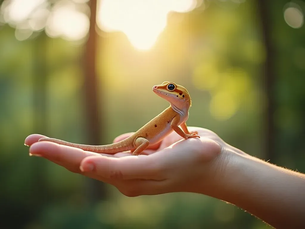 ヤモリなつくのイメージ