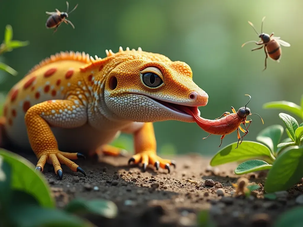 ヤモリ 食べる虫